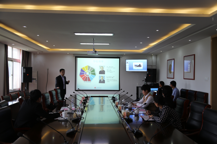 美国圣托马斯大学汪律教授一行来MILAN米兰体育·(中国)官方网站参观访问